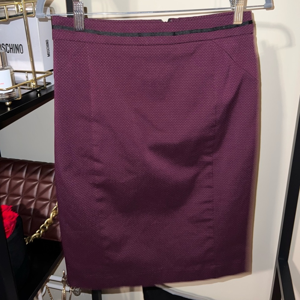Pencil Skirt, Plum Color, Sears Brand, Size small